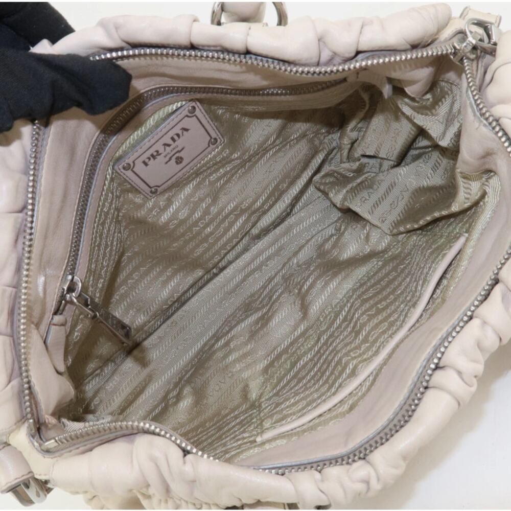 💎✨STUNNING✨💎Authentic PRADA Gathered 2Way Shoulder Bag - Picture 12 of 15